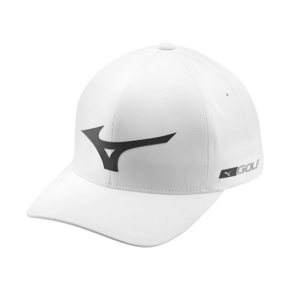 Mizuno Men's Tour Delta Golf Hat White/Grey (260306-REJ)